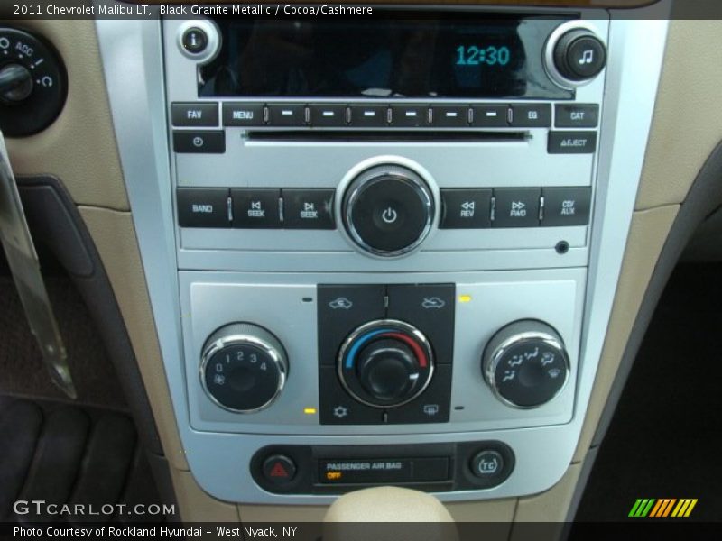 Black Granite Metallic / Cocoa/Cashmere 2011 Chevrolet Malibu LT