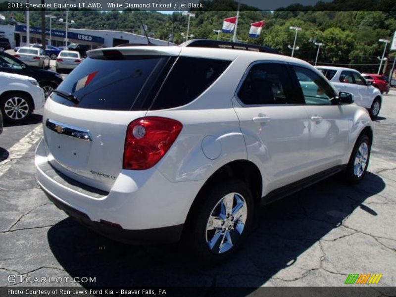 White Diamond Tricoat / Jet Black 2013 Chevrolet Equinox LT AWD