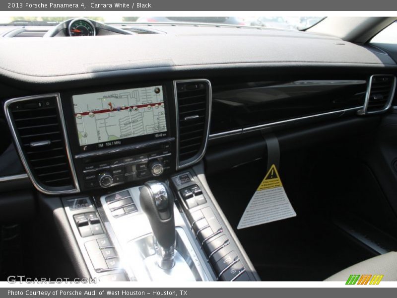 Carrara White / Black 2013 Porsche Panamera 4