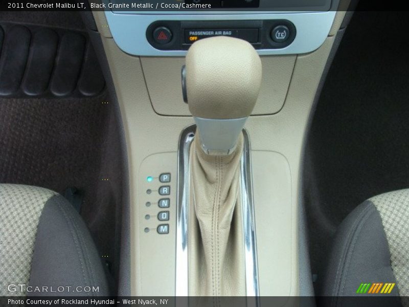 Black Granite Metallic / Cocoa/Cashmere 2011 Chevrolet Malibu LT