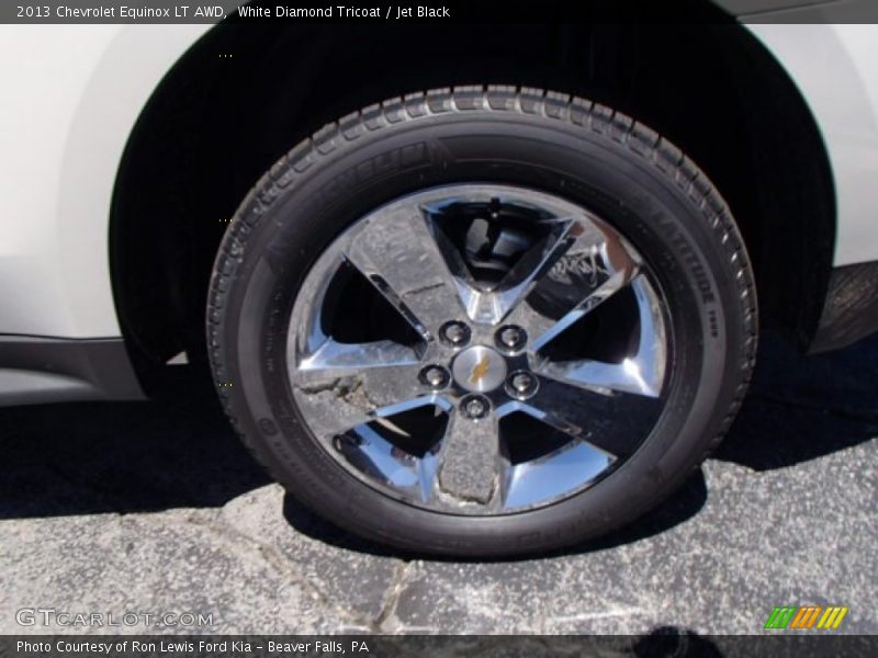 White Diamond Tricoat / Jet Black 2013 Chevrolet Equinox LT AWD