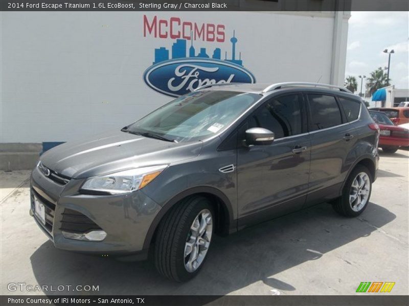 Sterling Gray / Charcoal Black 2014 Ford Escape Titanium 1.6L EcoBoost