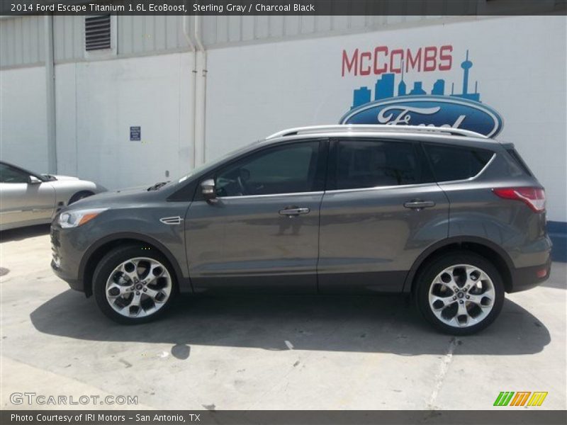 Sterling Gray / Charcoal Black 2014 Ford Escape Titanium 1.6L EcoBoost