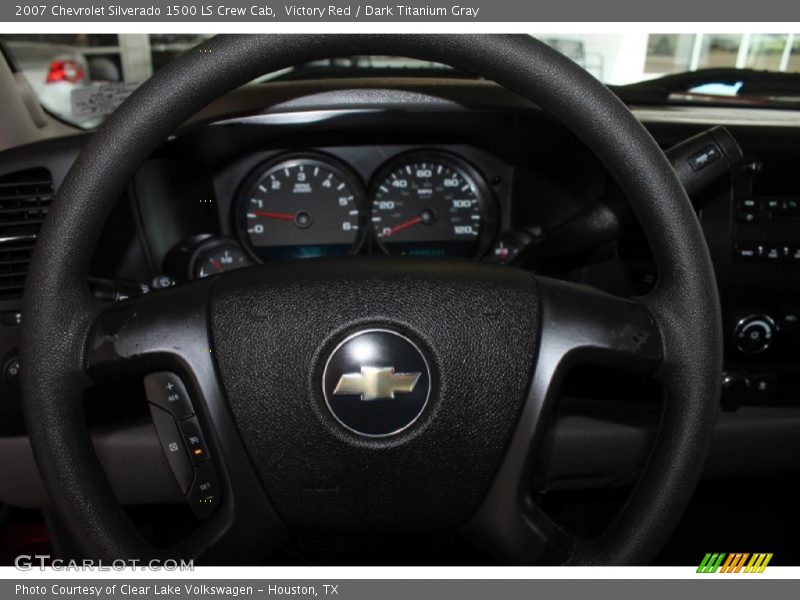 Victory Red / Dark Titanium Gray 2007 Chevrolet Silverado 1500 LS Crew Cab