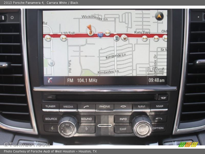 Navigation of 2013 Panamera 4
