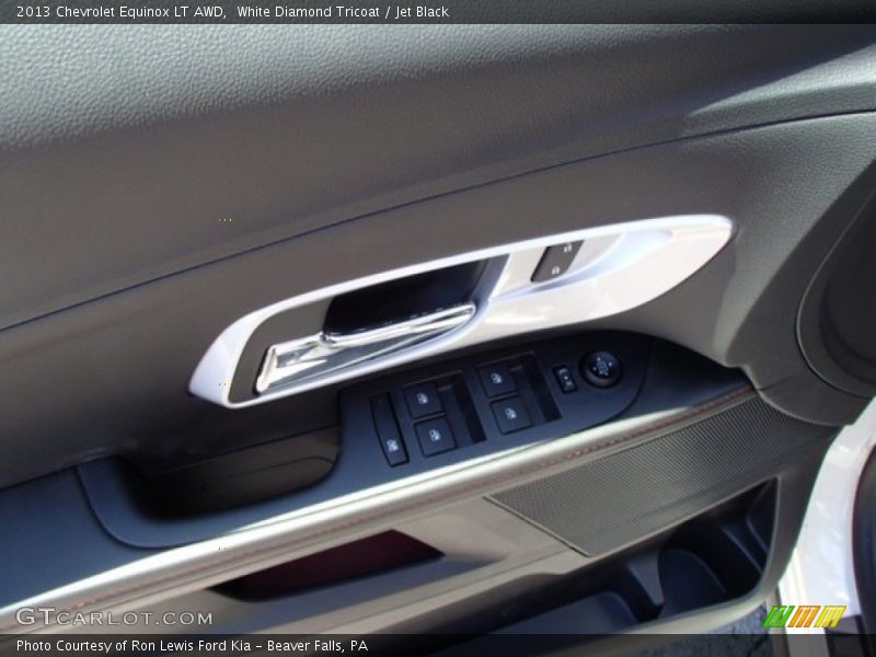 White Diamond Tricoat / Jet Black 2013 Chevrolet Equinox LT AWD
