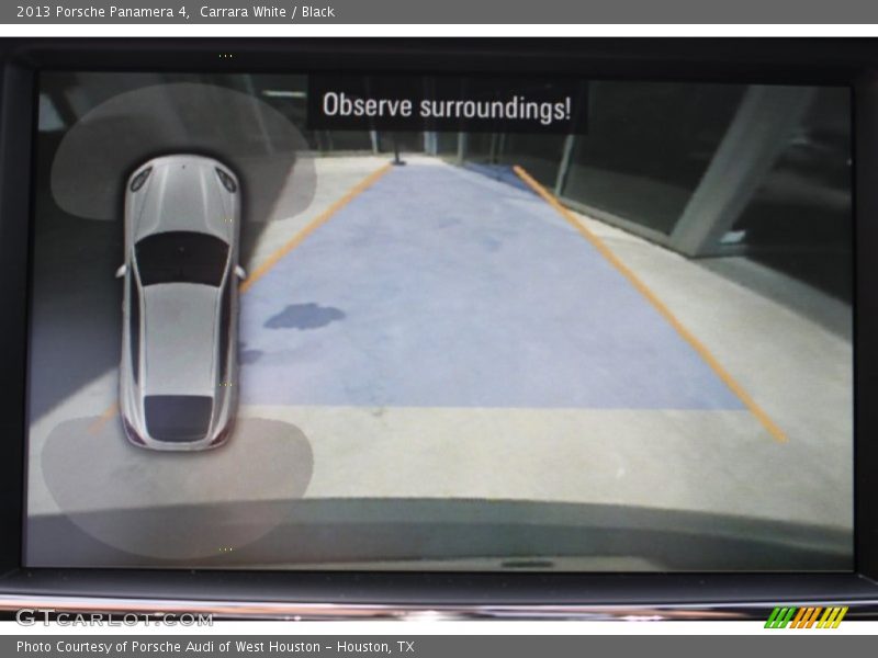 Carrara White / Black 2013 Porsche Panamera 4