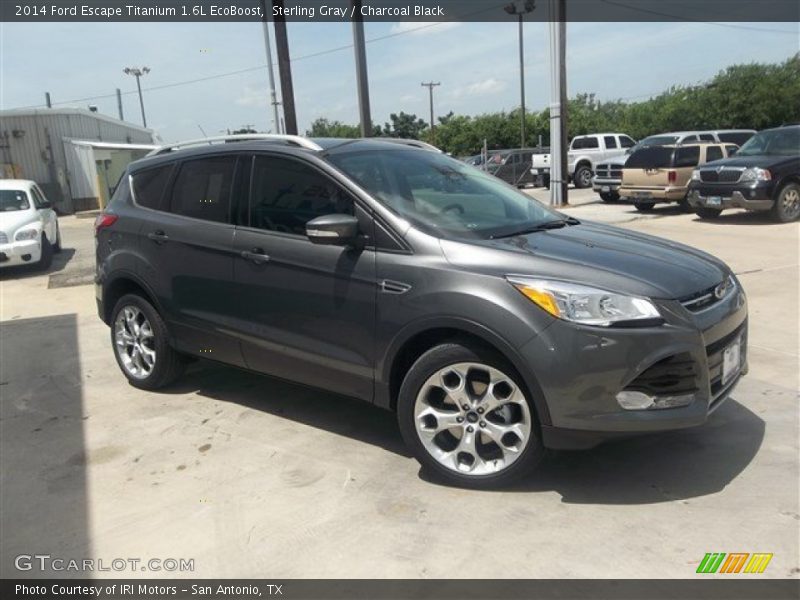 Sterling Gray / Charcoal Black 2014 Ford Escape Titanium 1.6L EcoBoost