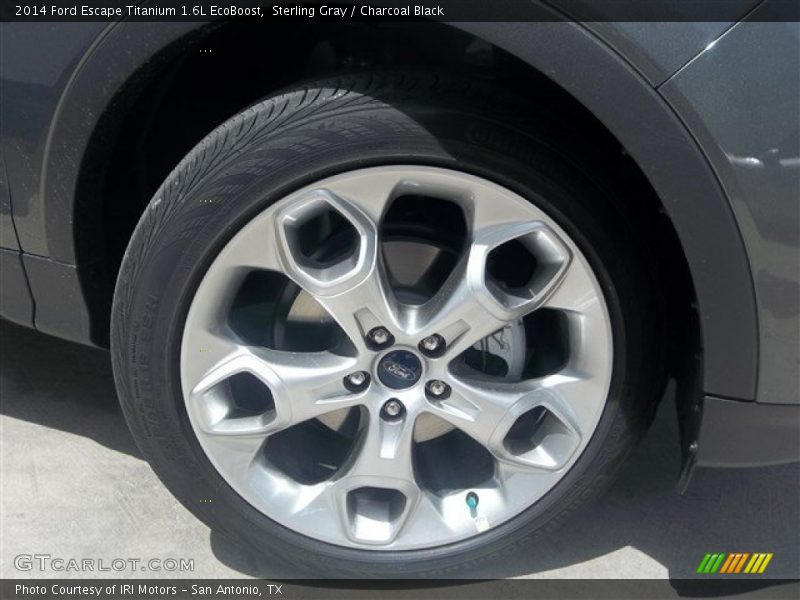 Sterling Gray / Charcoal Black 2014 Ford Escape Titanium 1.6L EcoBoost