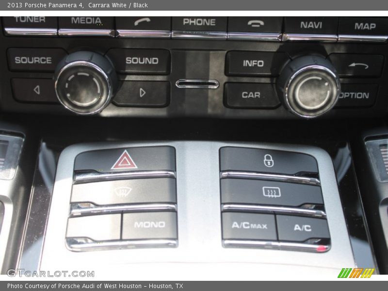 Carrara White / Black 2013 Porsche Panamera 4