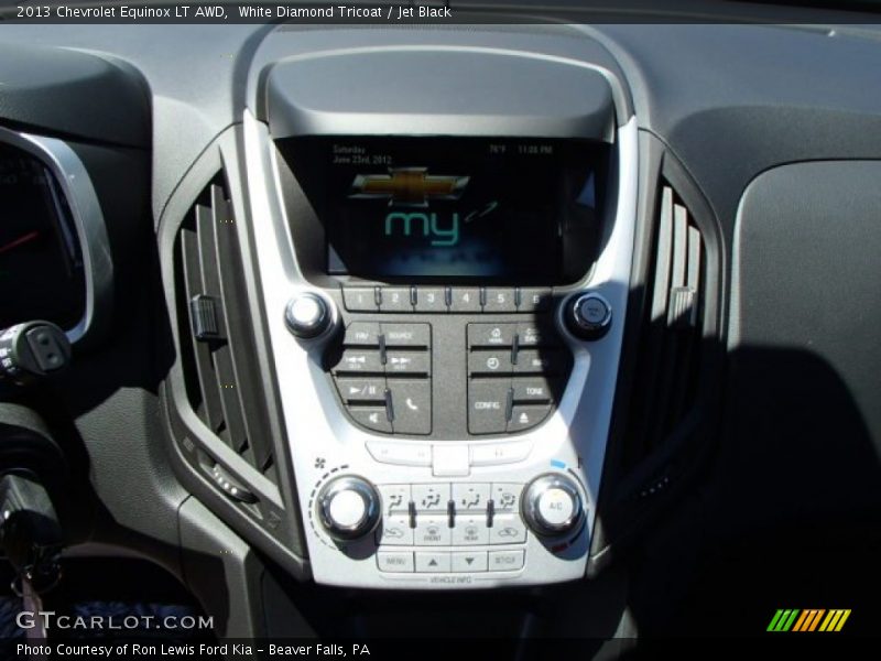 White Diamond Tricoat / Jet Black 2013 Chevrolet Equinox LT AWD