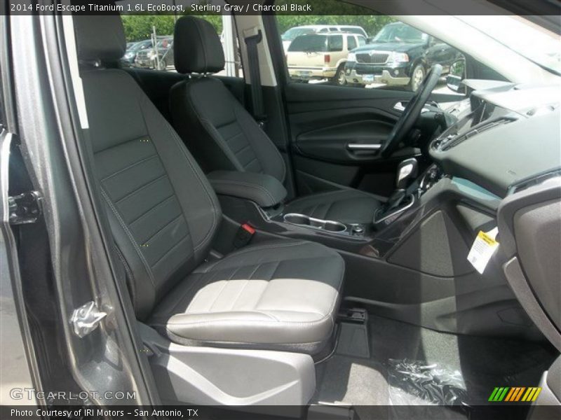 Sterling Gray / Charcoal Black 2014 Ford Escape Titanium 1.6L EcoBoost