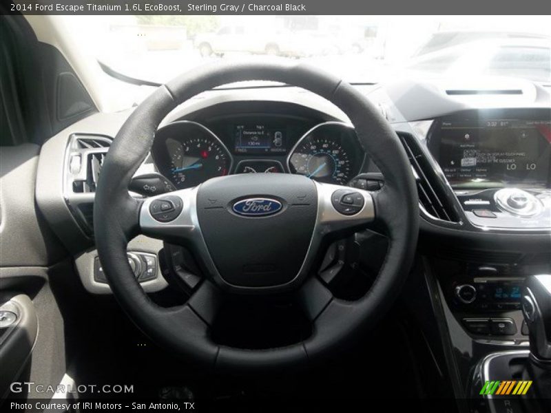 Sterling Gray / Charcoal Black 2014 Ford Escape Titanium 1.6L EcoBoost
