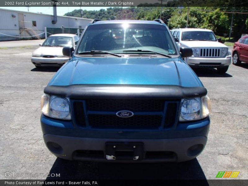 True Blue Metallic / Dark Graphite 2002 Ford Explorer Sport Trac 4x4