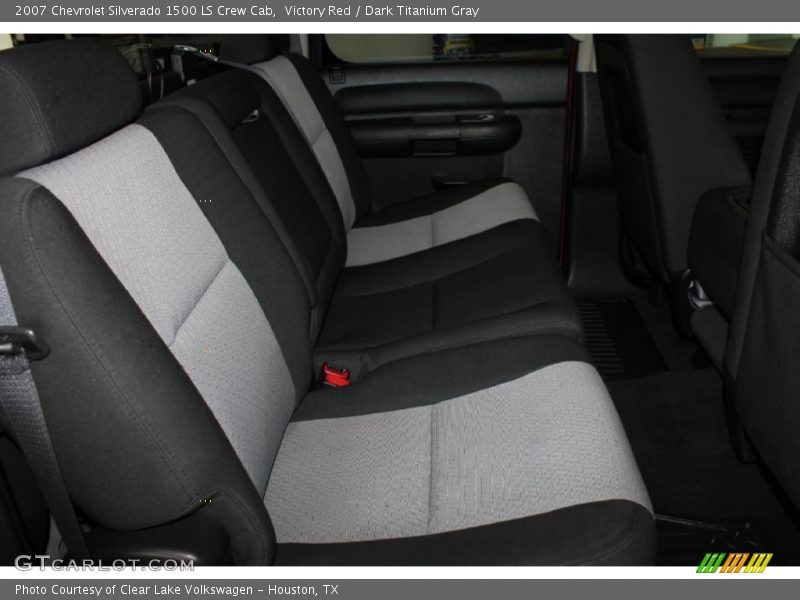 Victory Red / Dark Titanium Gray 2007 Chevrolet Silverado 1500 LS Crew Cab