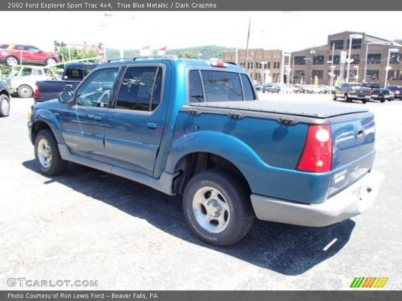 True Blue Metallic / Dark Graphite 2002 Ford Explorer Sport Trac 4x4