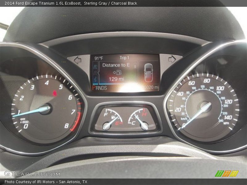 Sterling Gray / Charcoal Black 2014 Ford Escape Titanium 1.6L EcoBoost