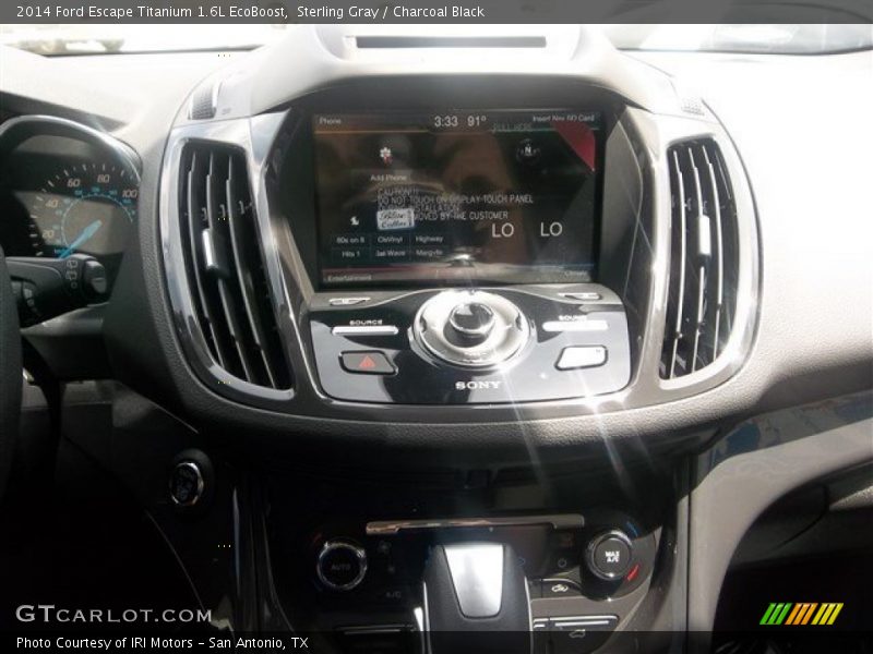 Sterling Gray / Charcoal Black 2014 Ford Escape Titanium 1.6L EcoBoost