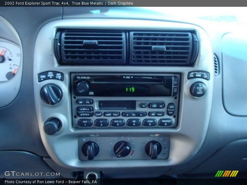 True Blue Metallic / Dark Graphite 2002 Ford Explorer Sport Trac 4x4