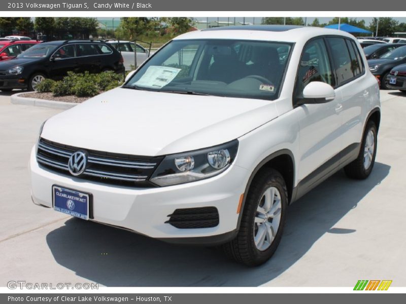 Candy White / Black 2013 Volkswagen Tiguan S