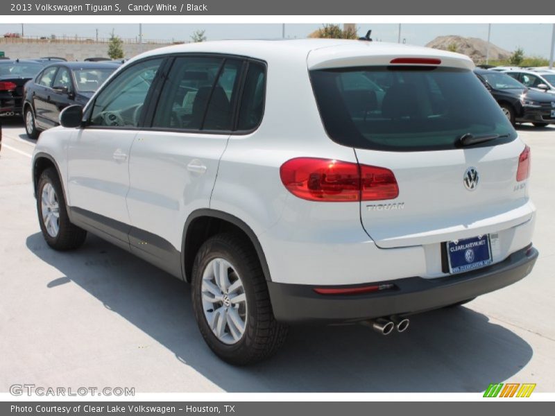 Candy White / Black 2013 Volkswagen Tiguan S