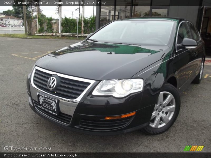 Deep Black / Classic Gray 2008 Volkswagen Passat Turbo Sedan