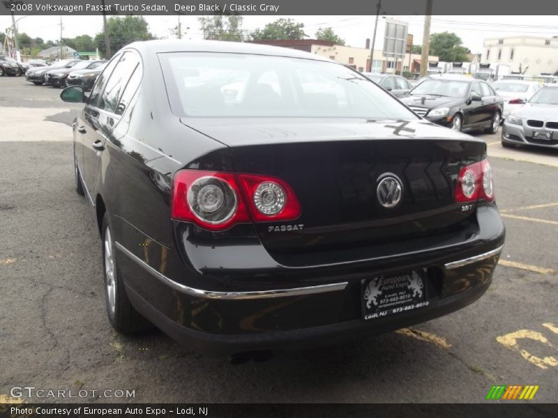 Deep Black / Classic Gray 2008 Volkswagen Passat Turbo Sedan