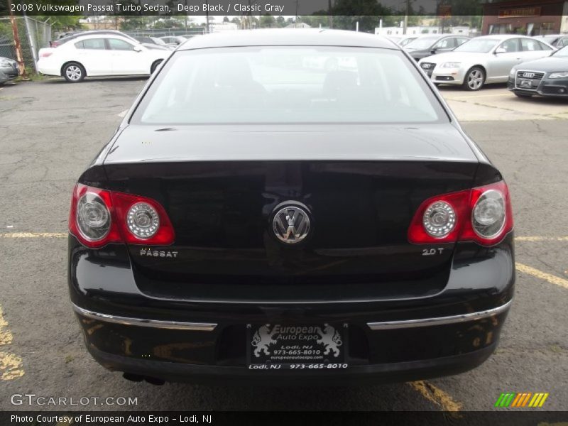 Deep Black / Classic Gray 2008 Volkswagen Passat Turbo Sedan