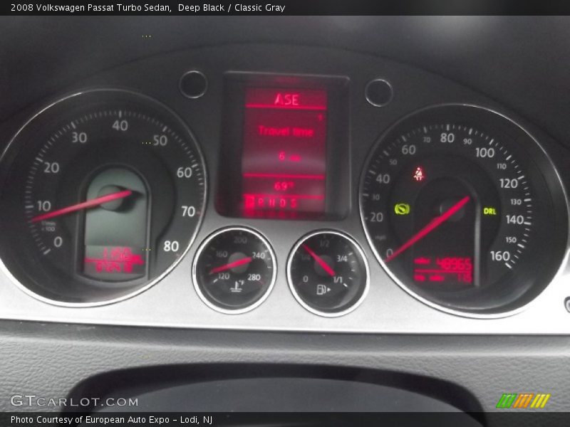 Deep Black / Classic Gray 2008 Volkswagen Passat Turbo Sedan