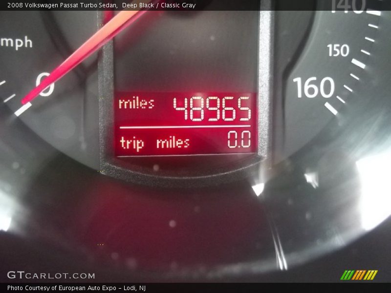 Deep Black / Classic Gray 2008 Volkswagen Passat Turbo Sedan