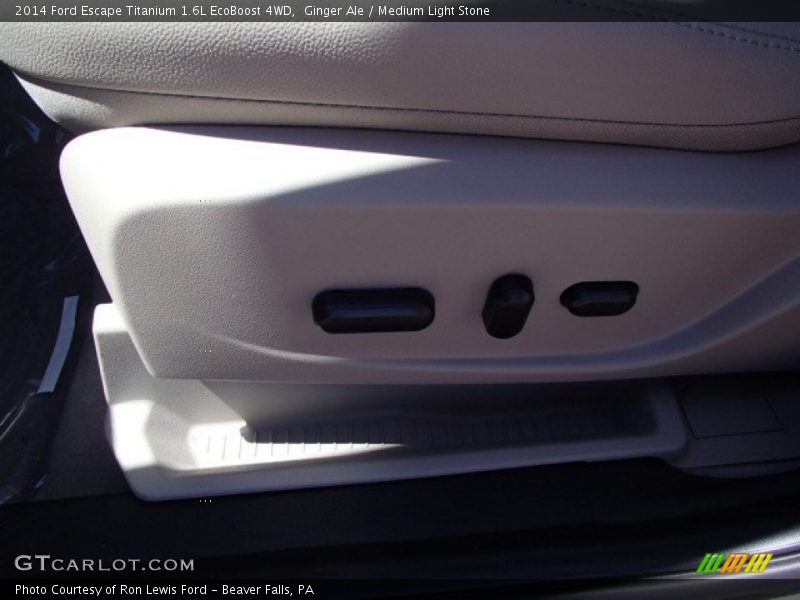 Ginger Ale / Medium Light Stone 2014 Ford Escape Titanium 1.6L EcoBoost 4WD