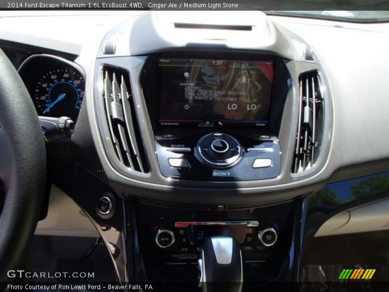 Ginger Ale / Medium Light Stone 2014 Ford Escape Titanium 1.6L EcoBoost 4WD