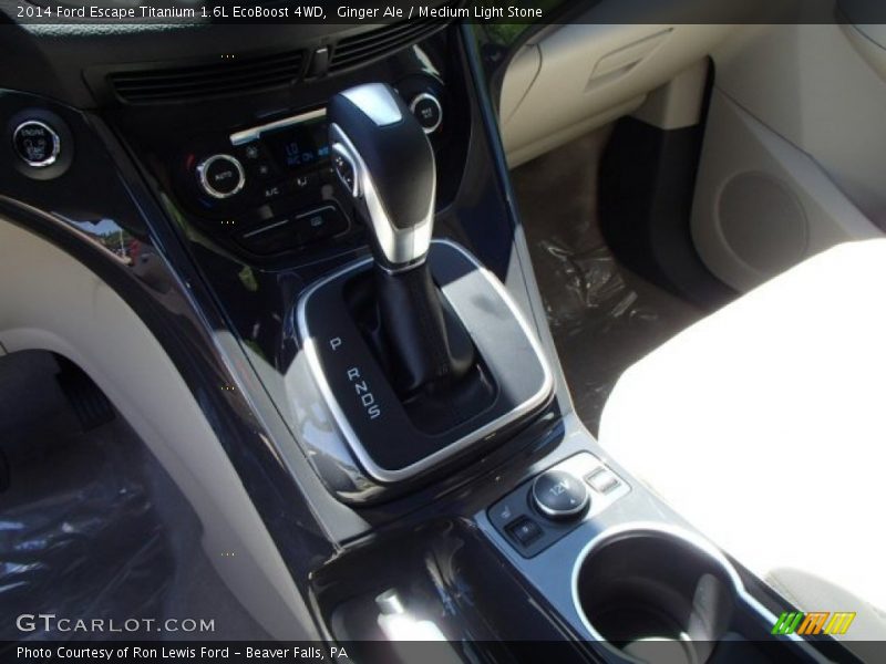 Ginger Ale / Medium Light Stone 2014 Ford Escape Titanium 1.6L EcoBoost 4WD