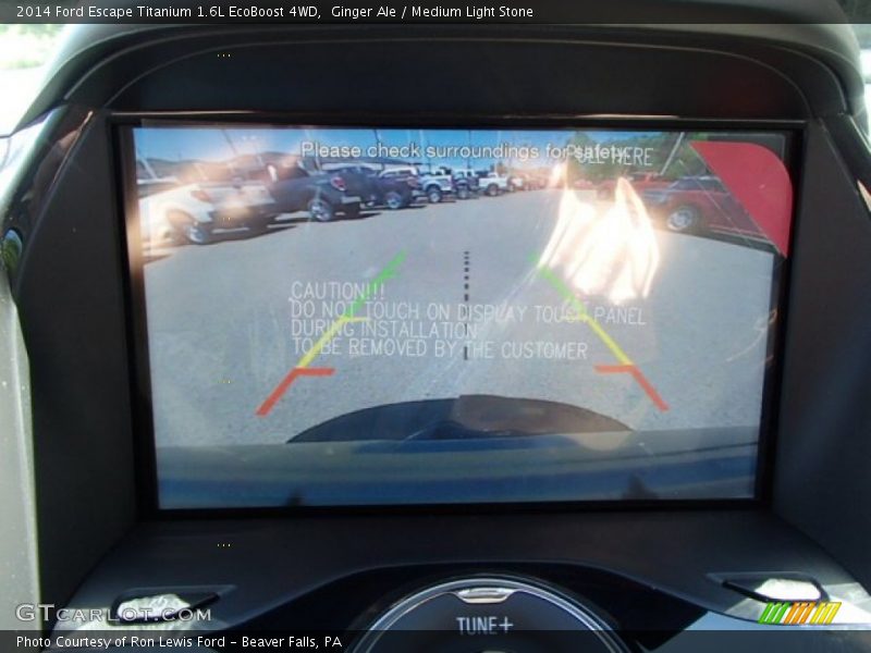 Ginger Ale / Medium Light Stone 2014 Ford Escape Titanium 1.6L EcoBoost 4WD