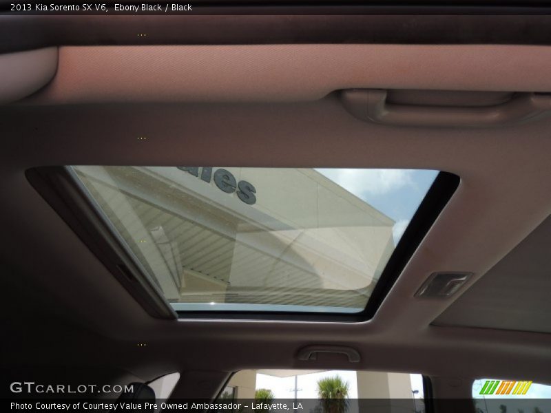 Ebony Black / Black 2013 Kia Sorento SX V6