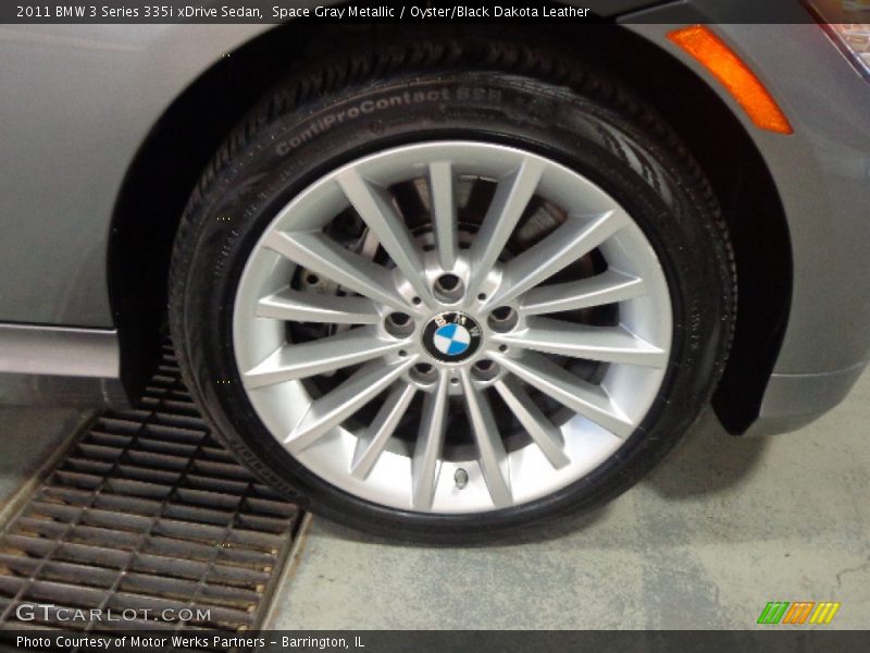 Space Gray Metallic / Oyster/Black Dakota Leather 2011 BMW 3 Series 335i xDrive Sedan