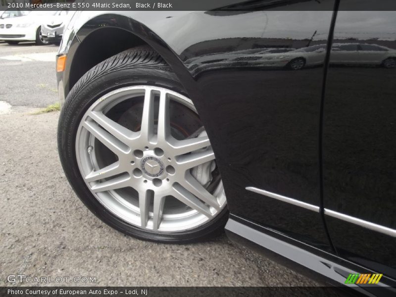 Black / Black 2010 Mercedes-Benz E 550 4Matic Sedan