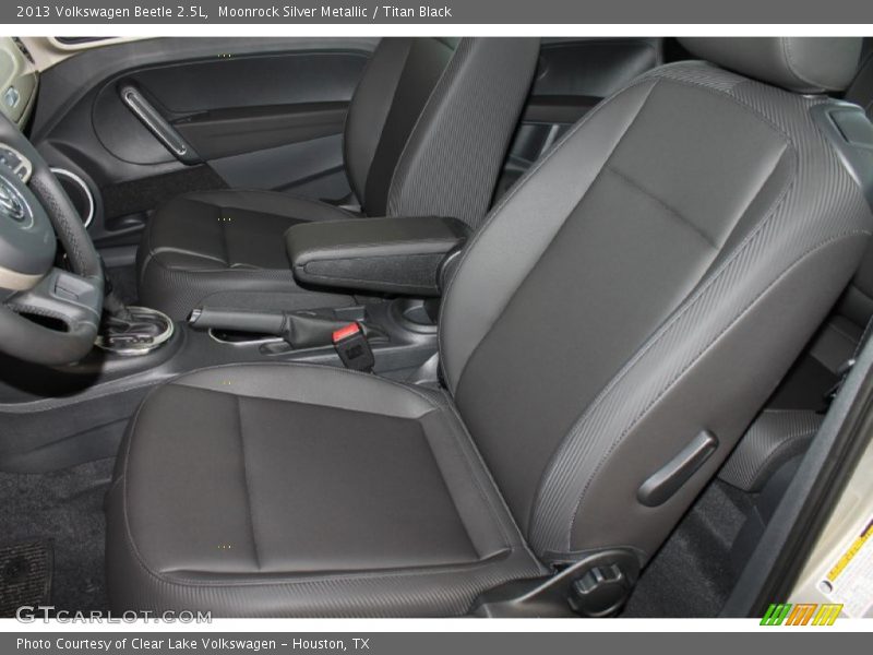Moonrock Silver Metallic / Titan Black 2013 Volkswagen Beetle 2.5L