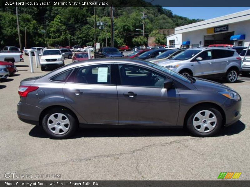 Sterling Gray / Charcoal Black 2014 Ford Focus S Sedan