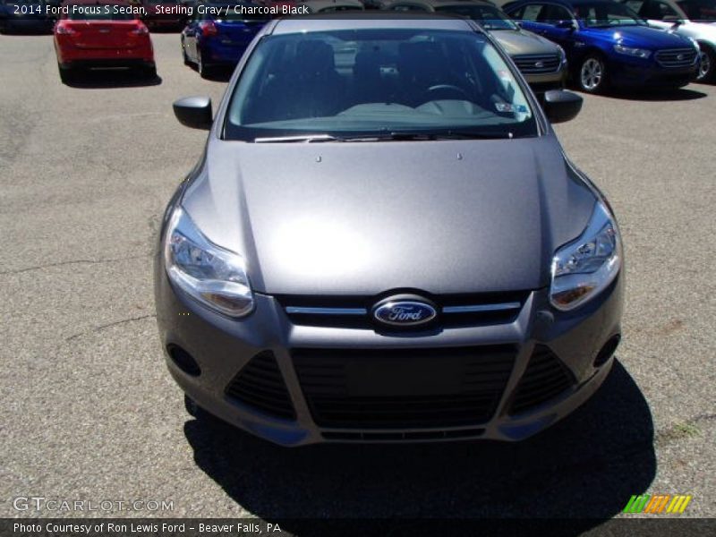Sterling Gray / Charcoal Black 2014 Ford Focus S Sedan