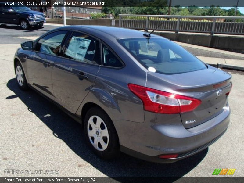 Sterling Gray / Charcoal Black 2014 Ford Focus S Sedan