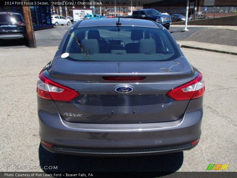 Sterling Gray / Charcoal Black 2014 Ford Focus S Sedan
