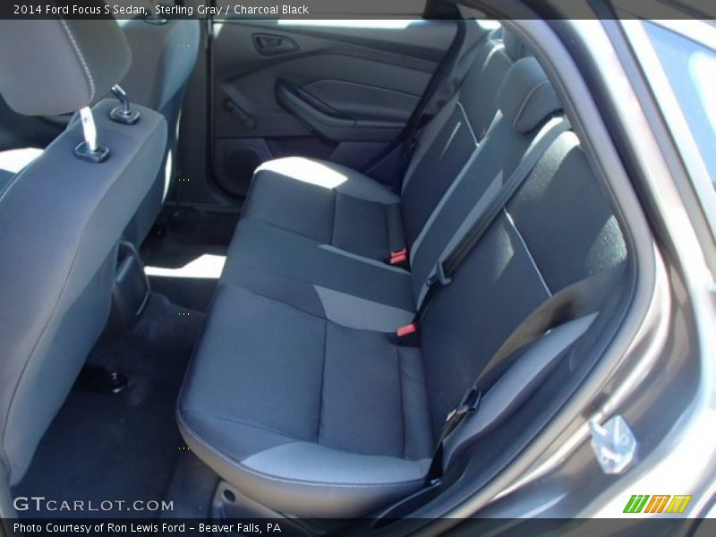 Rear Seat of 2014 Focus S Sedan
