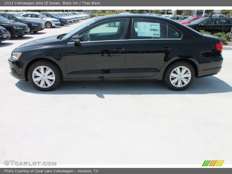 Black Uni / Titan Black 2013 Volkswagen Jetta SE Sedan