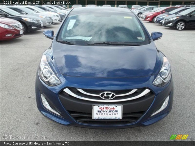 Atlantic Blue / Black 2013 Hyundai Elantra GT