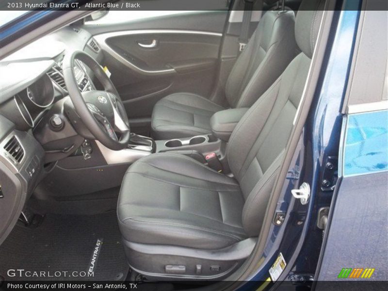 Atlantic Blue / Black 2013 Hyundai Elantra GT