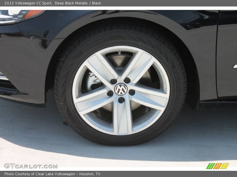 Deep Black Metallic / Black 2013 Volkswagen CC Sport