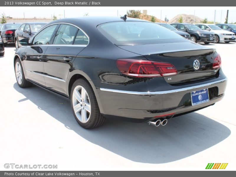 Deep Black Metallic / Black 2013 Volkswagen CC Sport