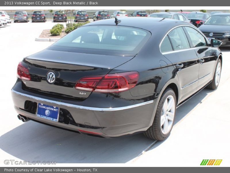 Deep Black Metallic / Black 2013 Volkswagen CC Sport