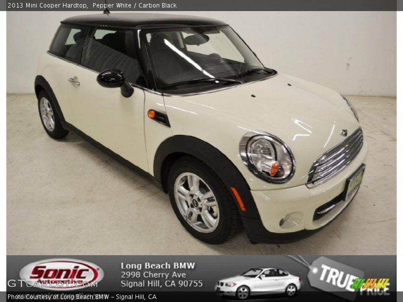 Pepper White / Carbon Black 2013 Mini Cooper Hardtop